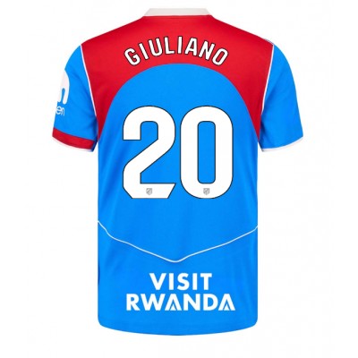 Camiseta Atletico Madrid Giuliano Simeone #20 Tercera Equipación Replica 2025-26 mangas cortas Camiseta Atletico Madrid Giuliano Simeone #20 Tercera Equipación Replica 2025-26 mangas cortas